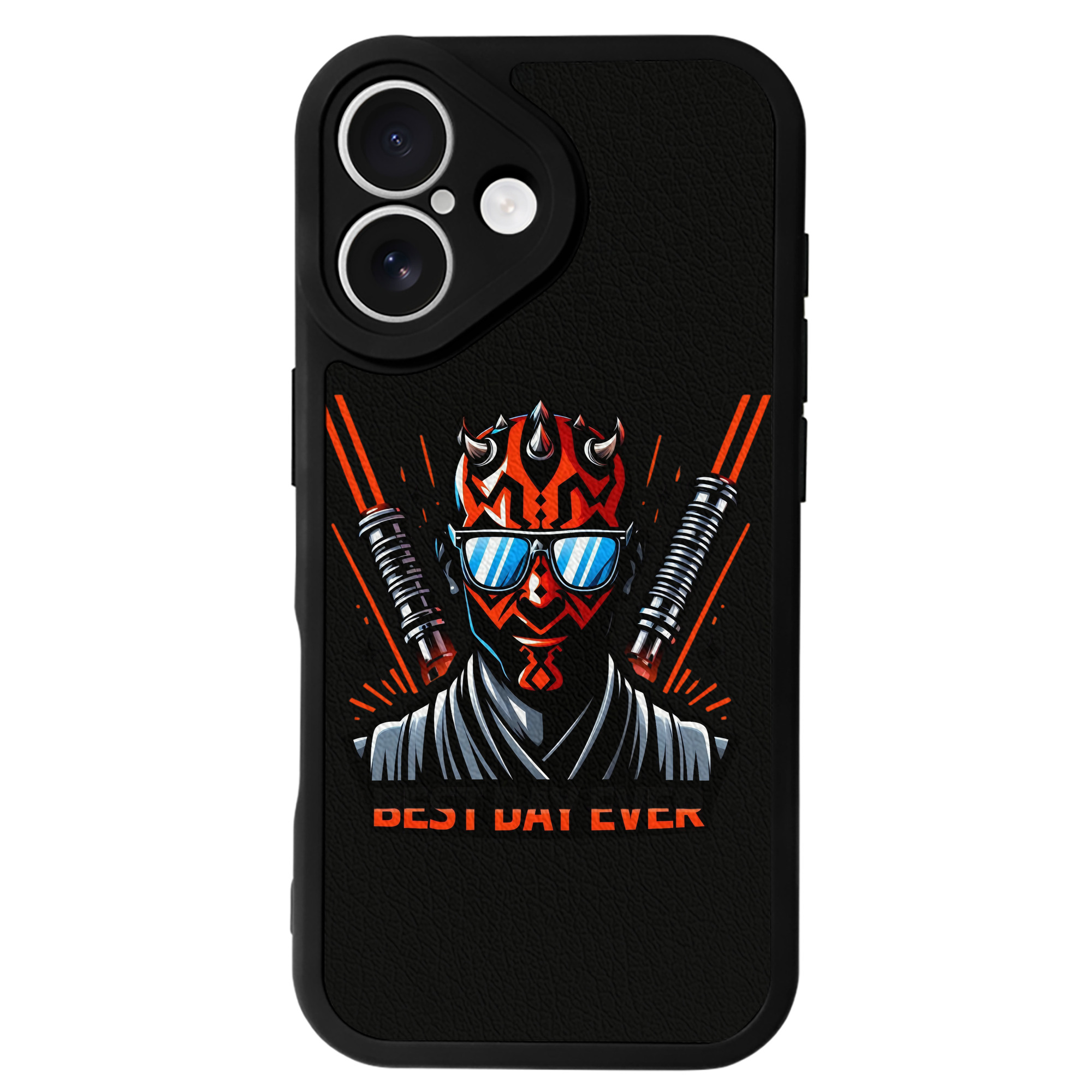 （画像用） スター・ウォーズ Star Wars 【iPhone 16シリーズ対応】シリコンスマホケース（レザー調） 材質：シリコン